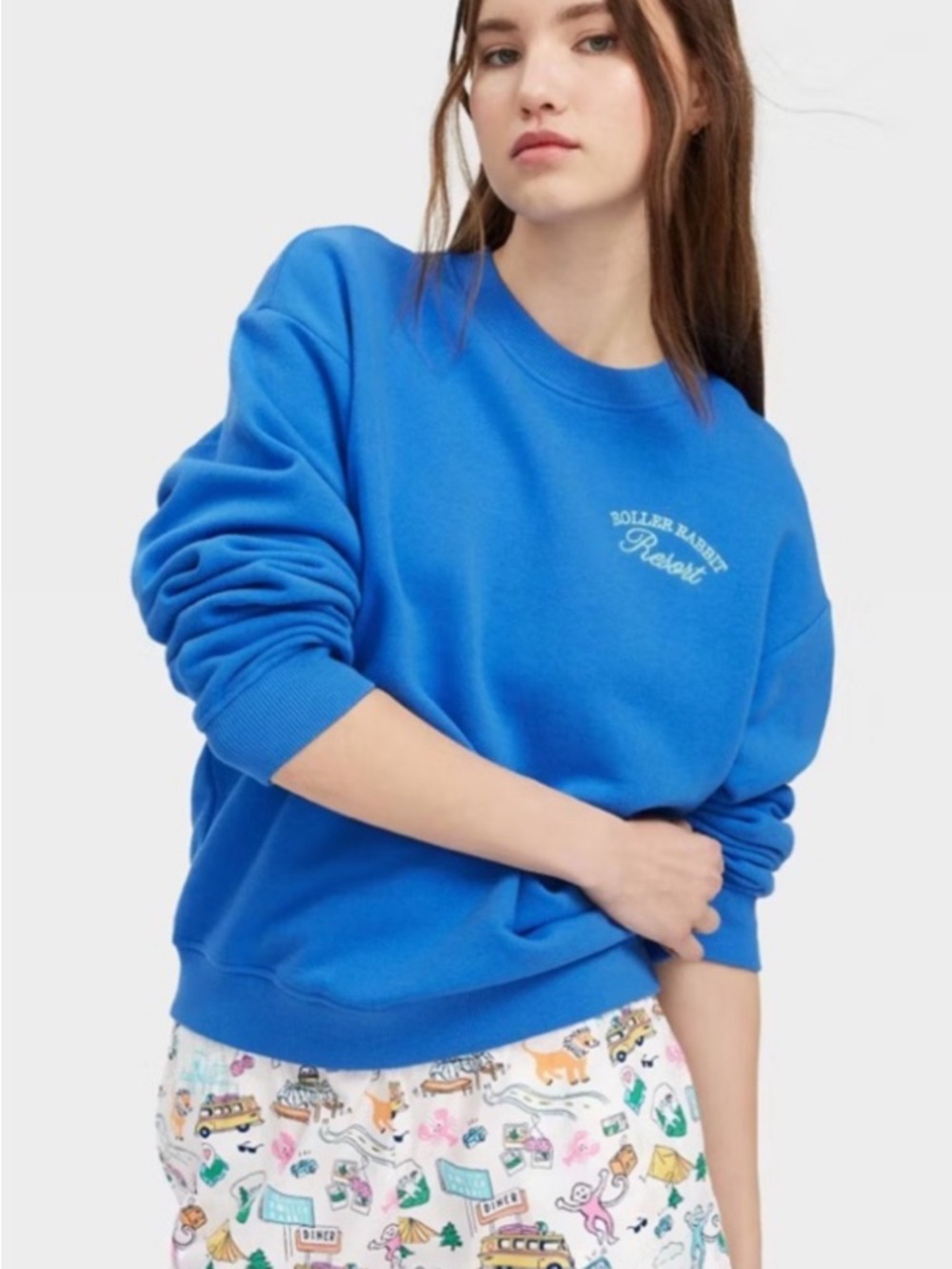 Roller Rabbit Royal Blue Logo Sweatshirt